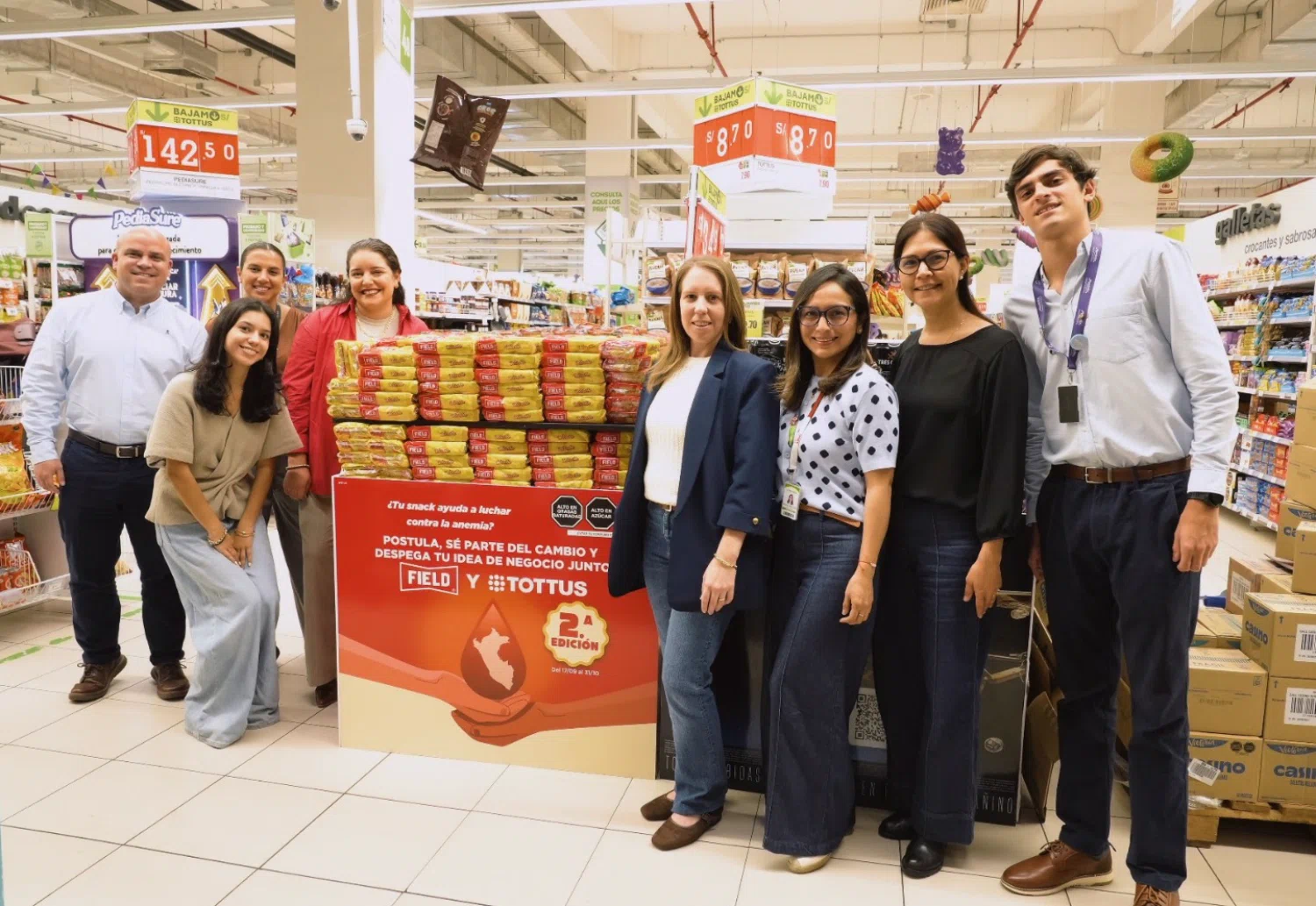 Field premiará snacks ricos en hierro