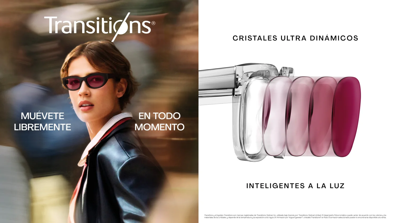 Gafas transicionan con Transitions para jornadas híbridas