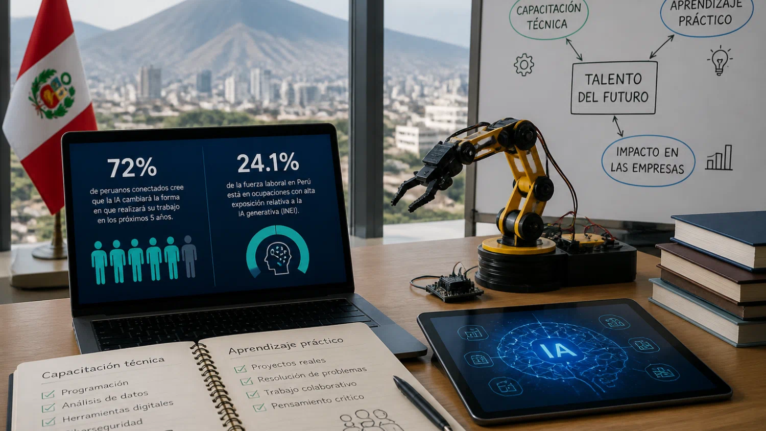 La IA cambia el talento que buscan las empresas en Perú