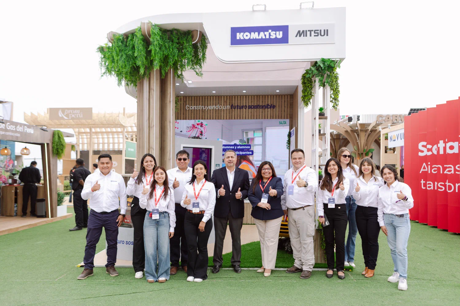 Komatsu-Mitsui presentará su modelo SAS y la sucursal verde de Arequipa