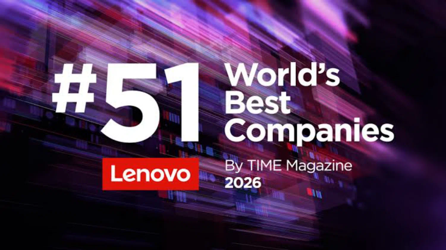 Lenovo entra en TIME World&rsquo;s Best Companies 2026