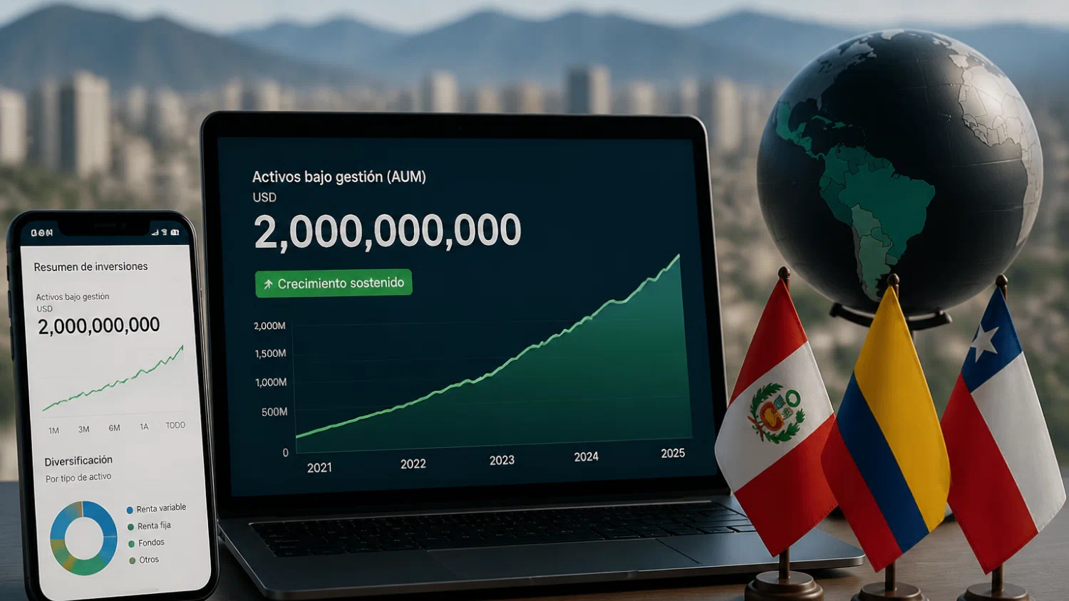 Tyba alcanza US$ 2.0 mil millones en AUM en tres pa&iacute;ses