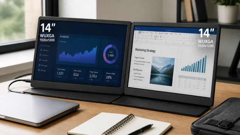 ViewSonic revela el monitor portátil de doble pantalla VG1457
