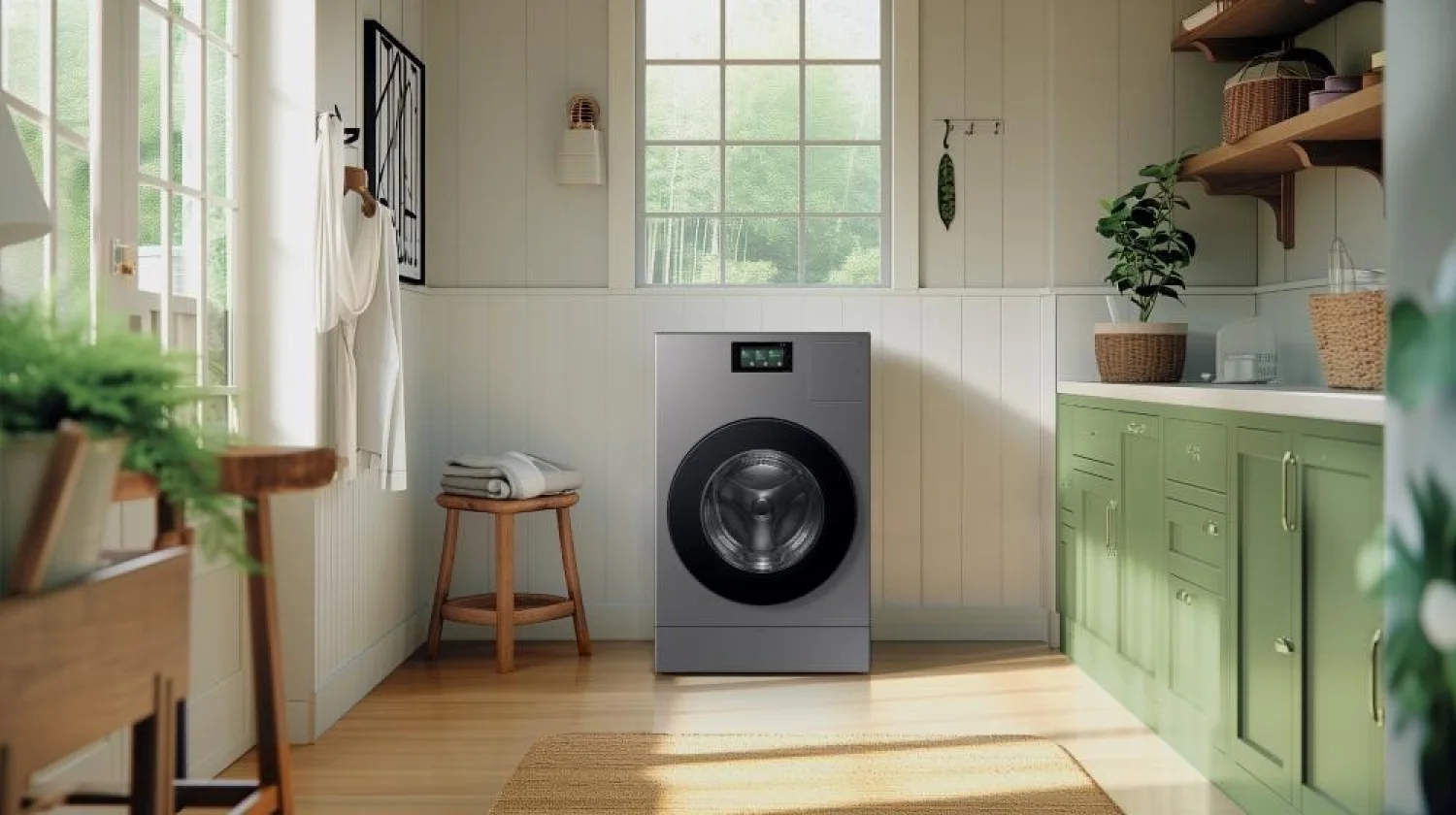 Ahorro de 25% con SmartThings AI Energy en Samsung lavadoras