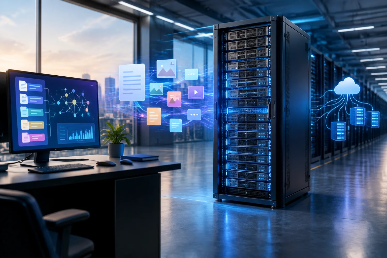 AMD Helion: rack IA ag&eacute;ntica abierto y escalable con CPU/GPU