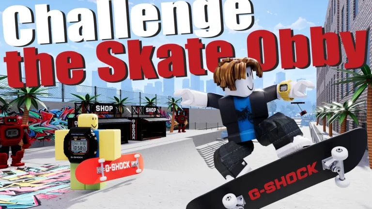 G-SHOCK llega a Roblox con accesorios virtuales y un mundo de skate