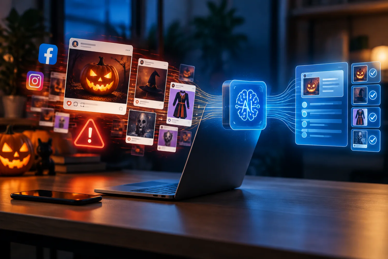 Halloween: fraudes en redes sociales buscan robar datos