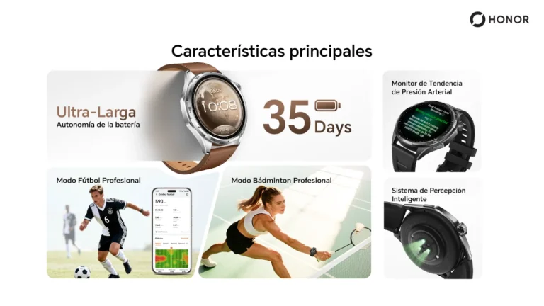 HONOR Watch 6 añade 120 modos y GNSS de doble frecuencia