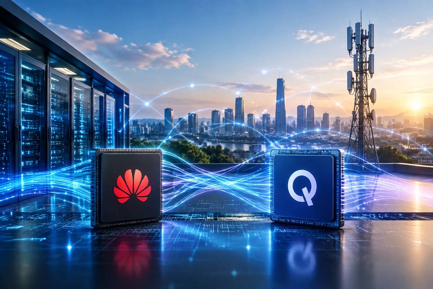 Huawei y Qualcomm firman licencias cruzadas 5G IA y redes