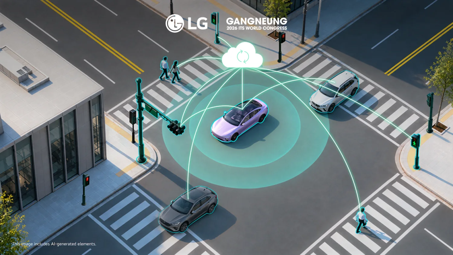 LG lanza V2X-V2N para evitar accidentes de tránsito