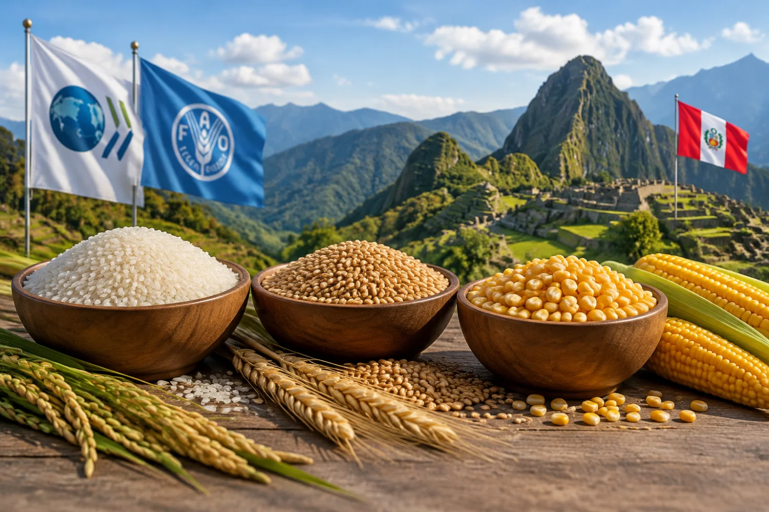 OCDE-FAO: consumo de arroz, trigo y maíz en Perú 2035 crecerá