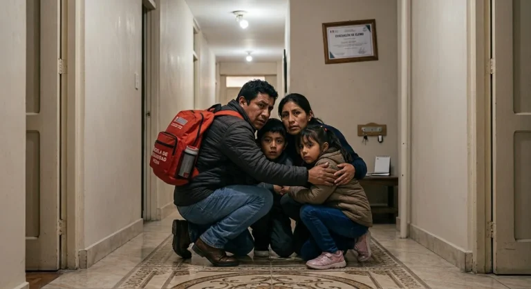 Perú: plan familiar ante sismos guía acciones y reduce riesgos