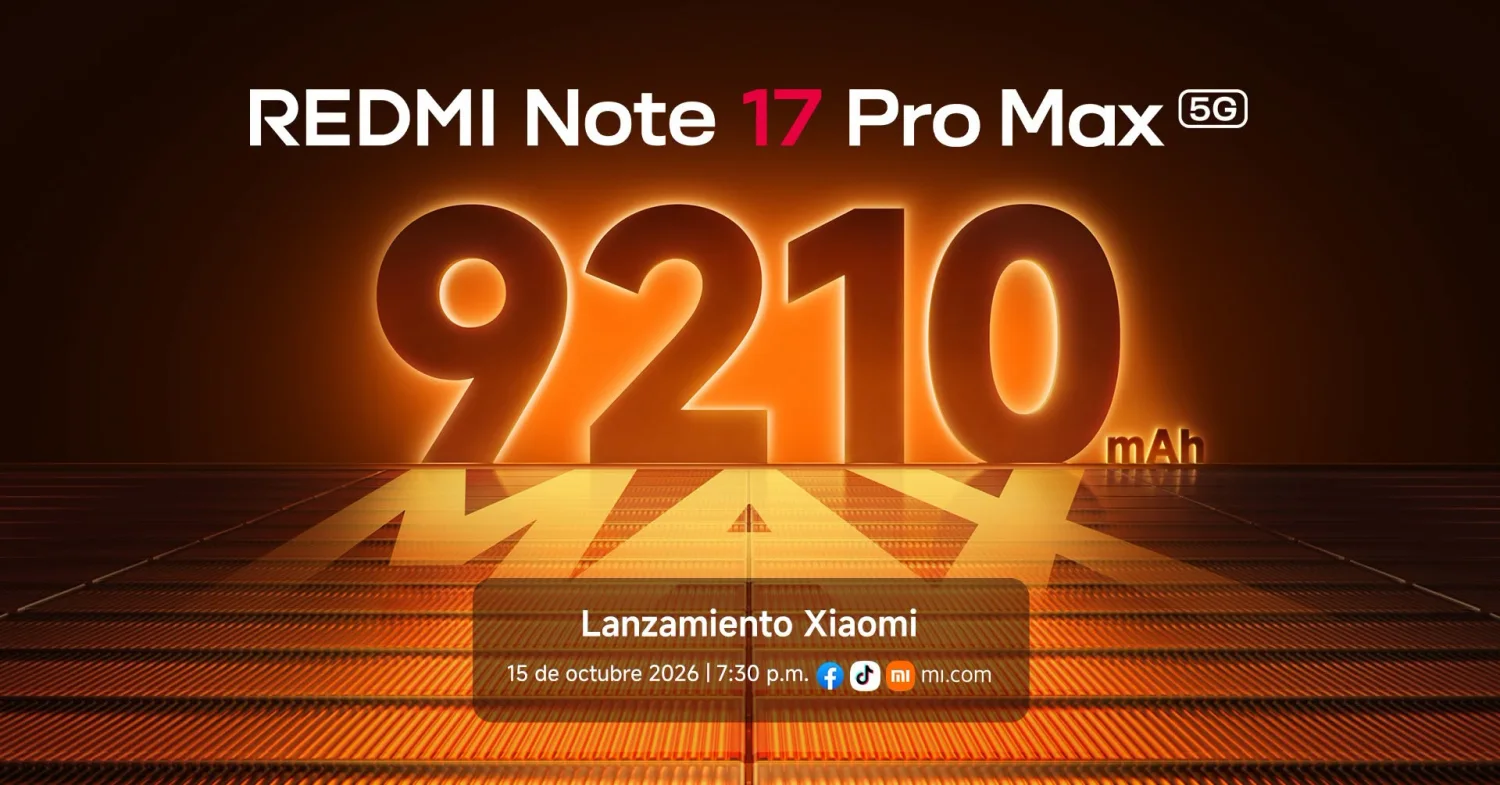 Redmi Note 17 en Perú: streaming y batería de 9,210 mAh