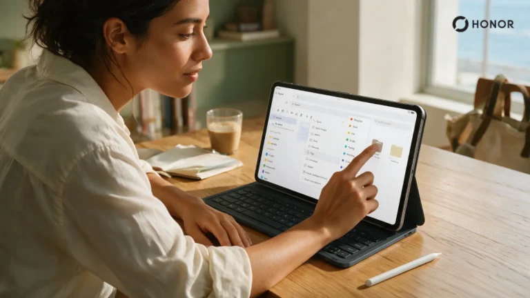 Tablet de productividad con IA y teclado Bluetooth