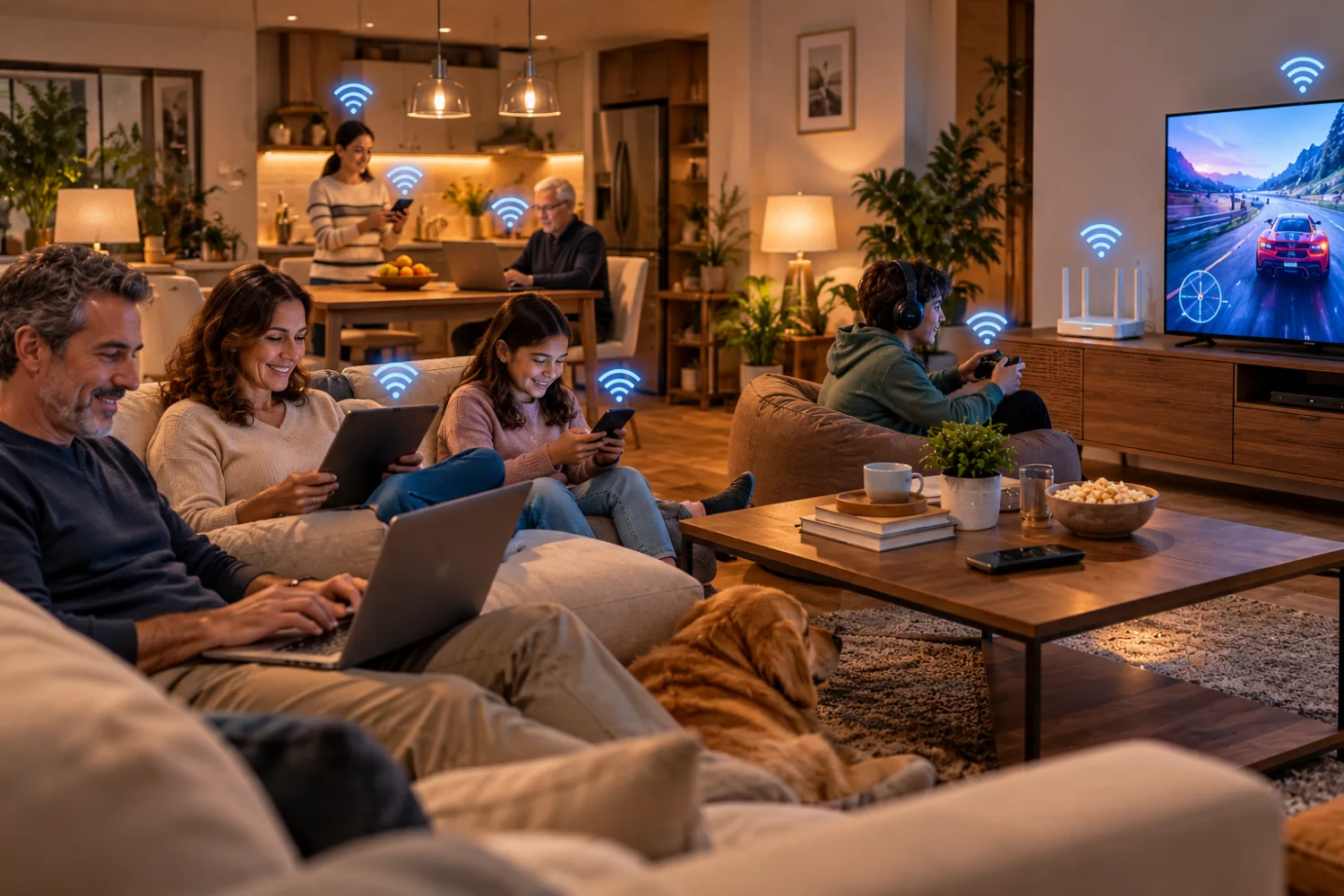Wi‑Fi 7 ofrece mayor velocidad para m&uacute;ltiples dispositivos en casa